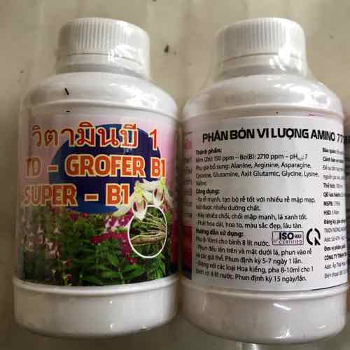 Phân bón b1 grofer nhập khẩu thái lan - 100ml
