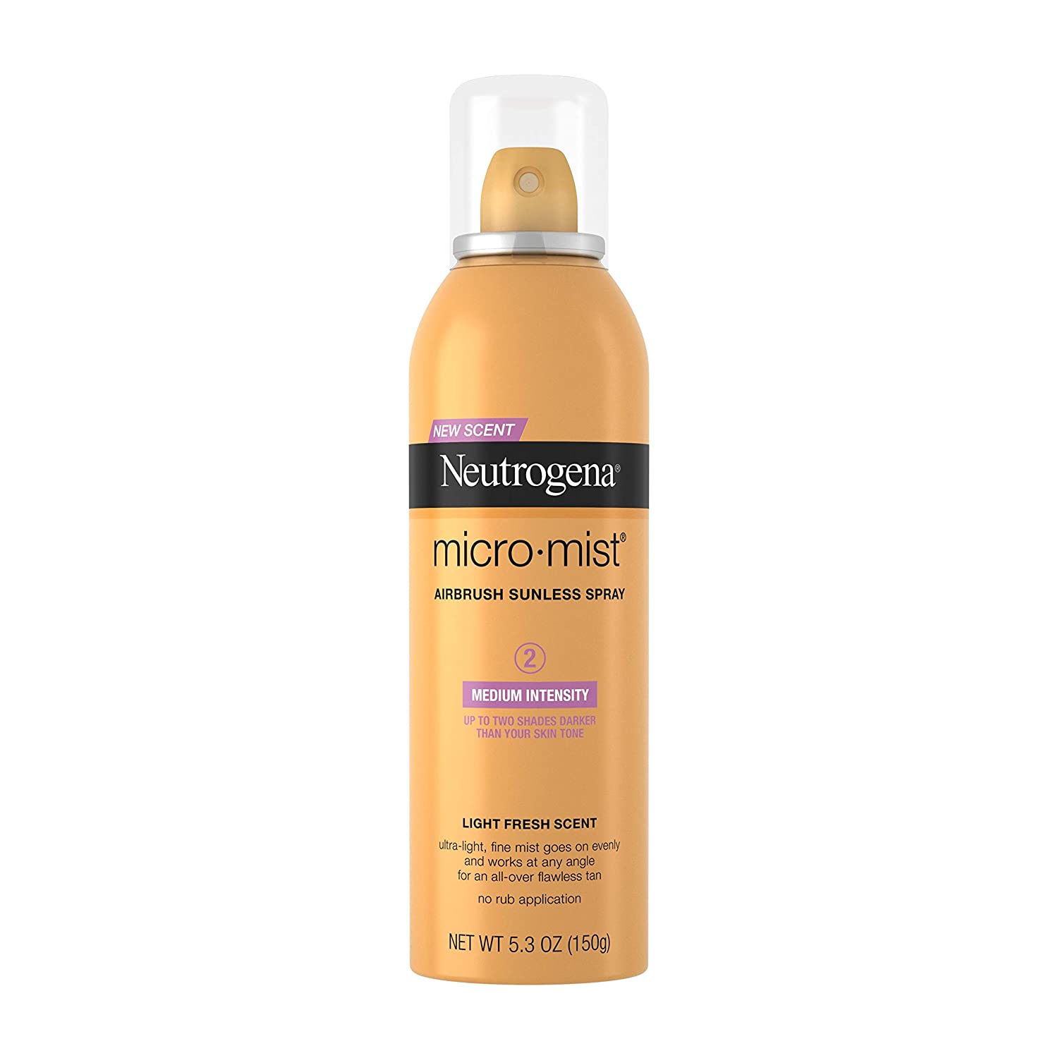 Xịt dưỡng nâu da tạm thời Neutrogena Micromist Airbrush Sunless Tanning Spray Gradual Sunless Indoor Tanner 150g (Mỹ)