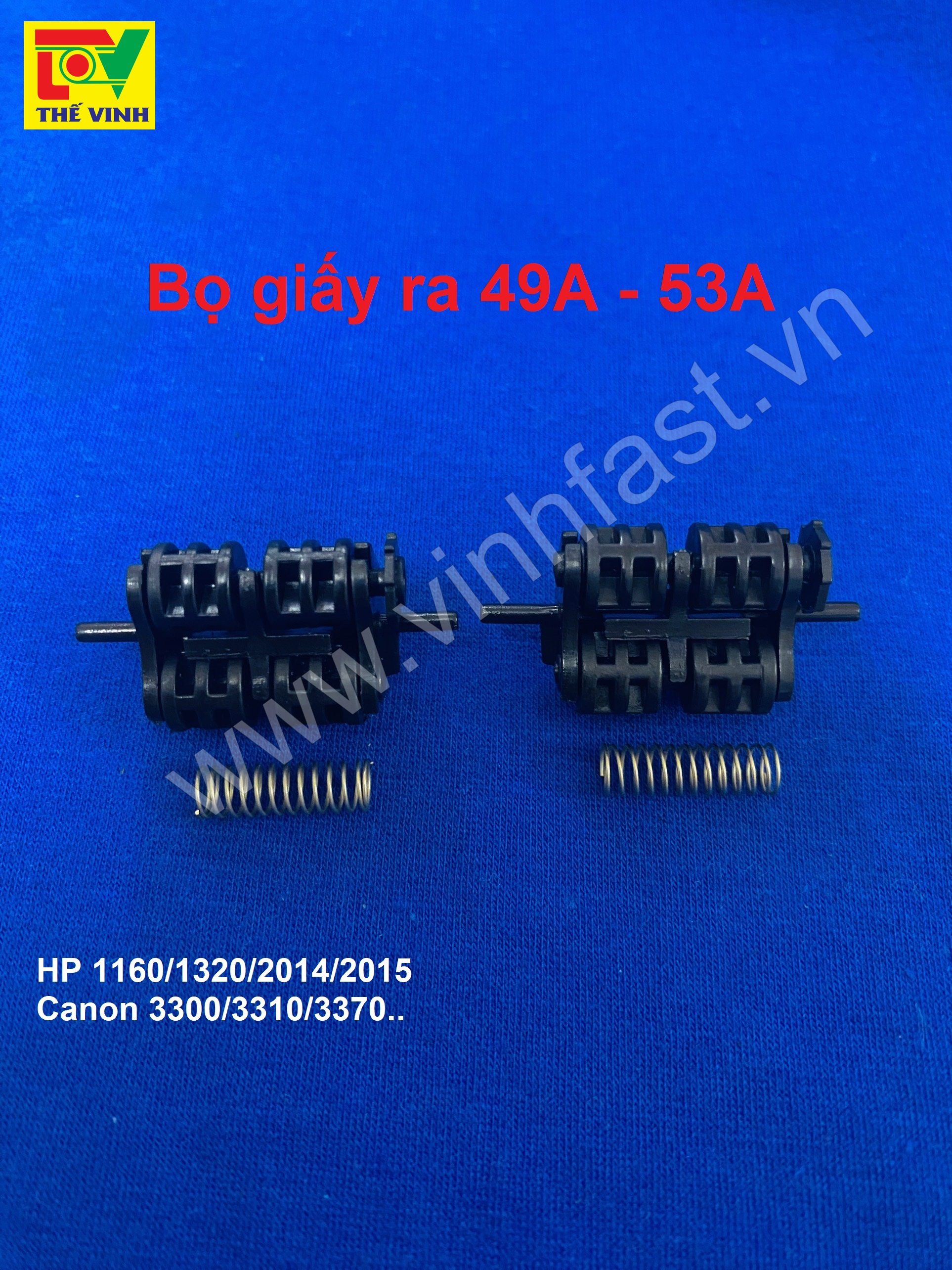 Cặp bọ giấy ra 49a 53a máy in hp 1160 - 2014 - 2015 - 1320, canon 3300