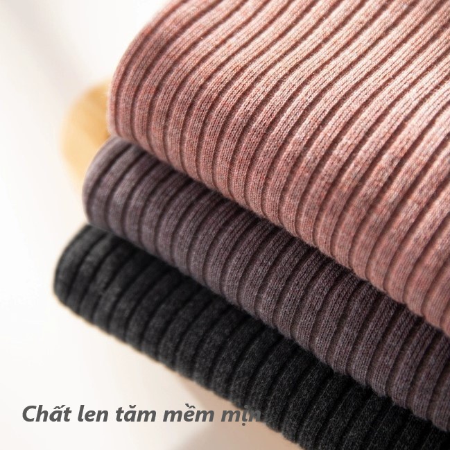 Bộ ngủ len tăm giữ nhiệt đẹp cho nữ