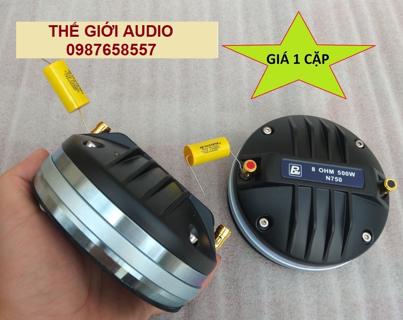 2 CỦ LOA TREBLE BM TỪ NEO 750 CAO CẤP + 2 TỤ 3.3MF 250 V
