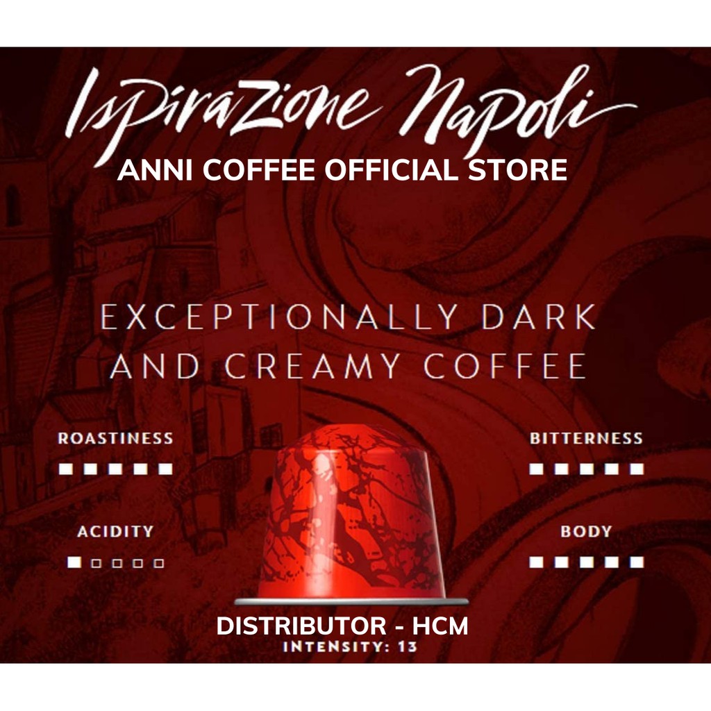Cà Phê Viên Nén Nespresso Dòng Napoli Độ Mạnh 13, New Date 2021