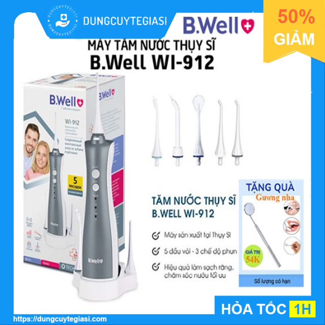 Máy tăm nước bwell wi 912 và 913 | máy tăm nước waterpulse v500
