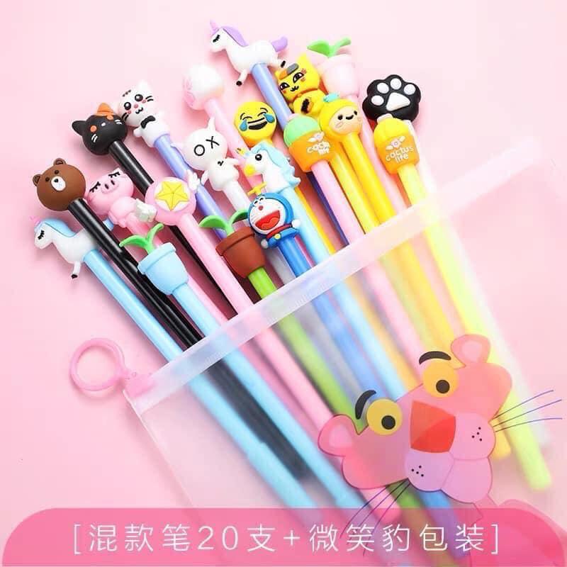 Combo 20 bút bi cute