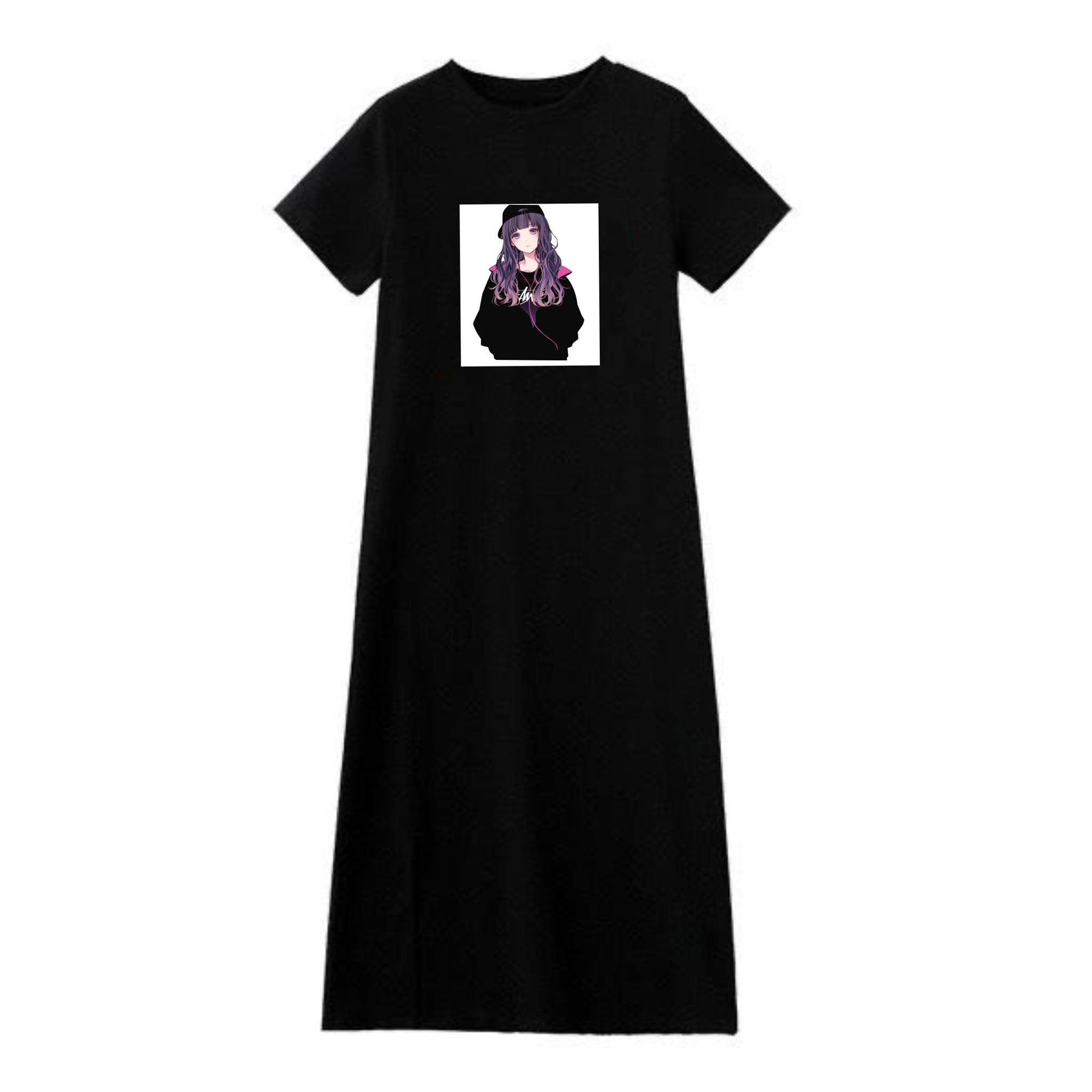 [HCM]SALE!! Đầm suông in hình hot trend! có size to dưới 65kg TLU17