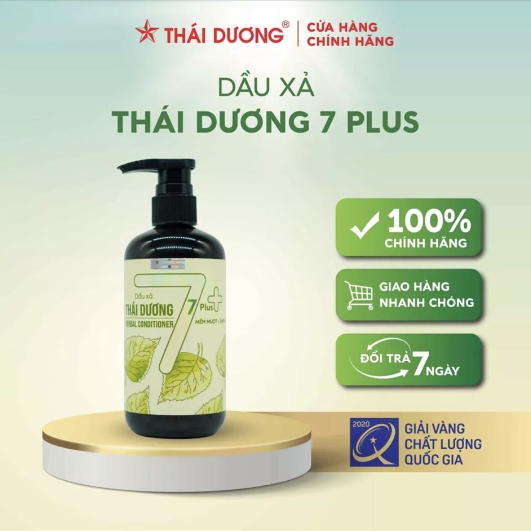 Dầu xả dược liệu thái dương 7 plus 250ml, 480ml - sao thái dương