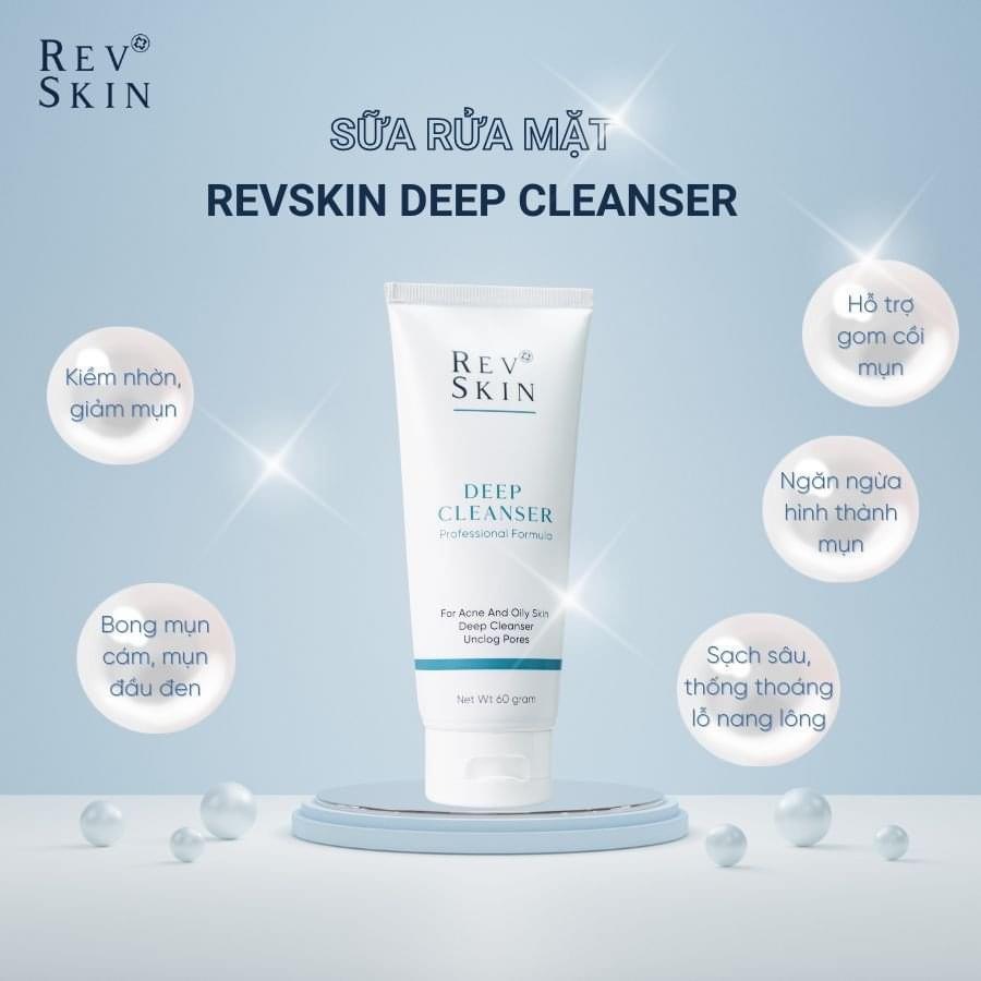 Sữa Rửa Mặt trị mụn REVSKIN - Dolly Beauty