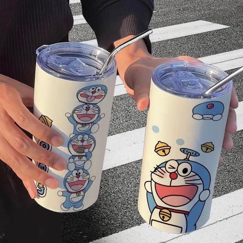Ly Giữ Nhiệt Gấu Dâu Trà Sữa Lotso 600ml Giữ Nhiệt 6-8h, Có Nắp Chống Tràn