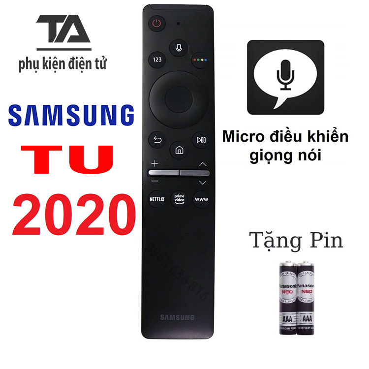 [FREESHIP] Remote tivi samsung ✔ Điều Khiển Tivi samsung giọng nói 2020 dòng TU dùng cho các dòng tivi năm 2015 đến 2020