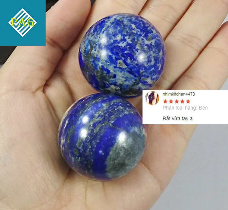 BI LĂN TAY ĐÁ LAPIS LAZULI TỰ  NHIÊN