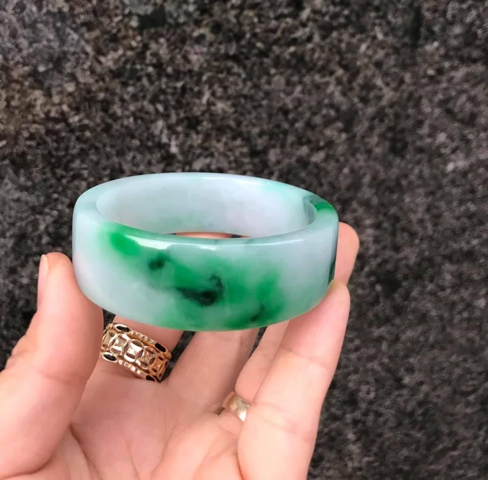 [HCM]VÒNG LIỀN NGỌC CẨM THẠCH BẢN VUÔNG 2CM