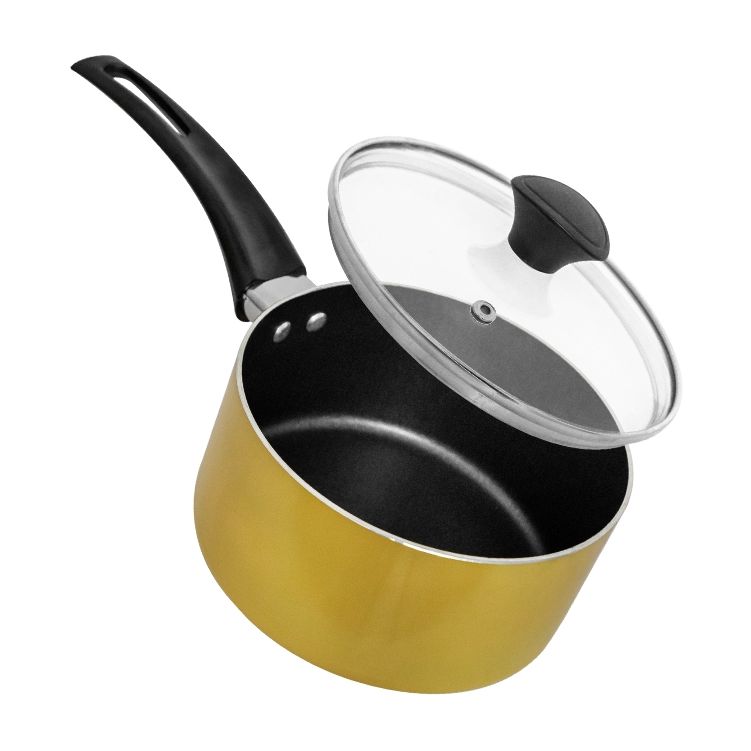 Nồi chống dính bếp từ Elmich 16cm EDA 0831 đáy từ Chính Hãng, Quánh nấu cháo, Nấu đồ ăn, Nồi nấu cho bé ăn dặm