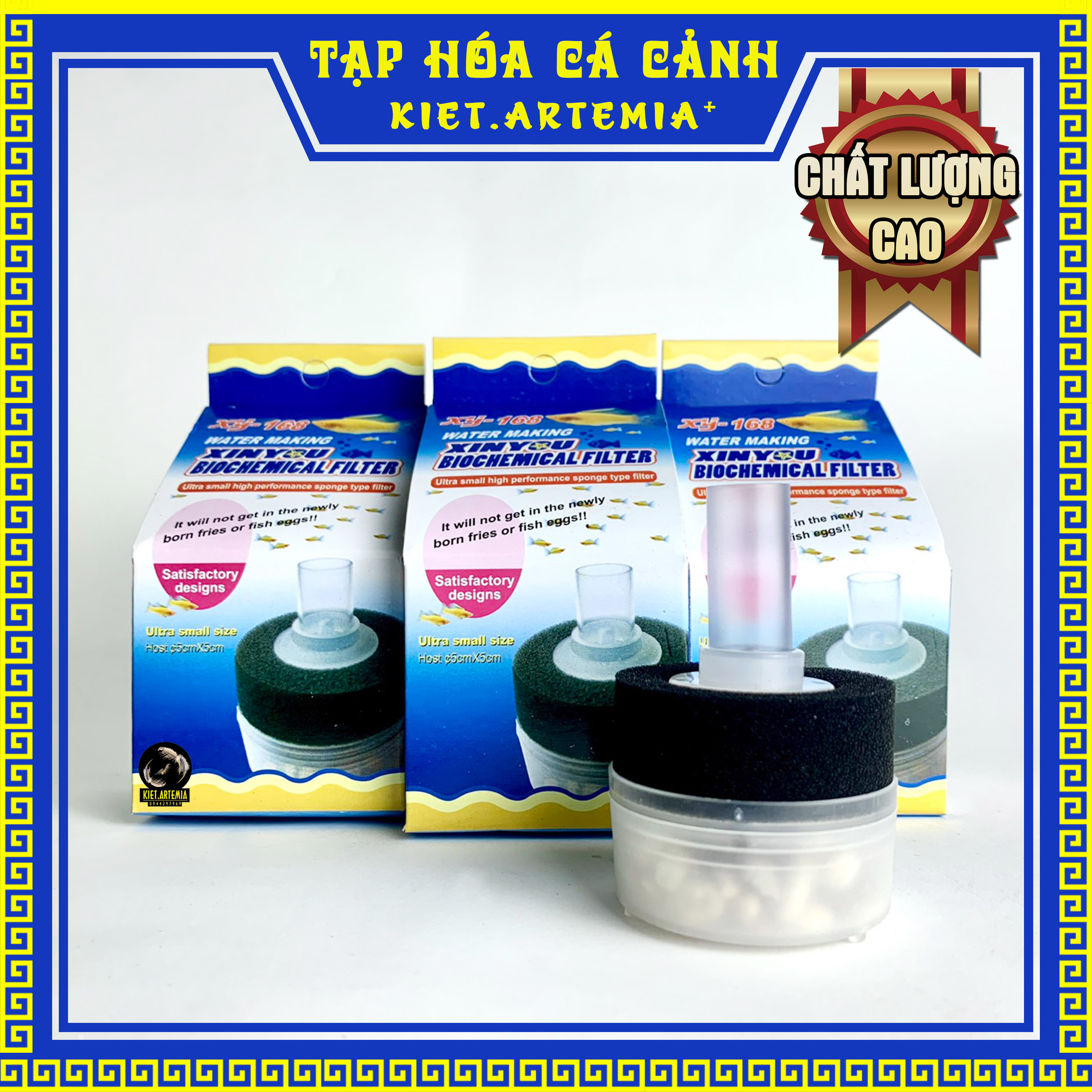 Lọc vi sinh mini, sử dụng cho hồ cá nhỏ