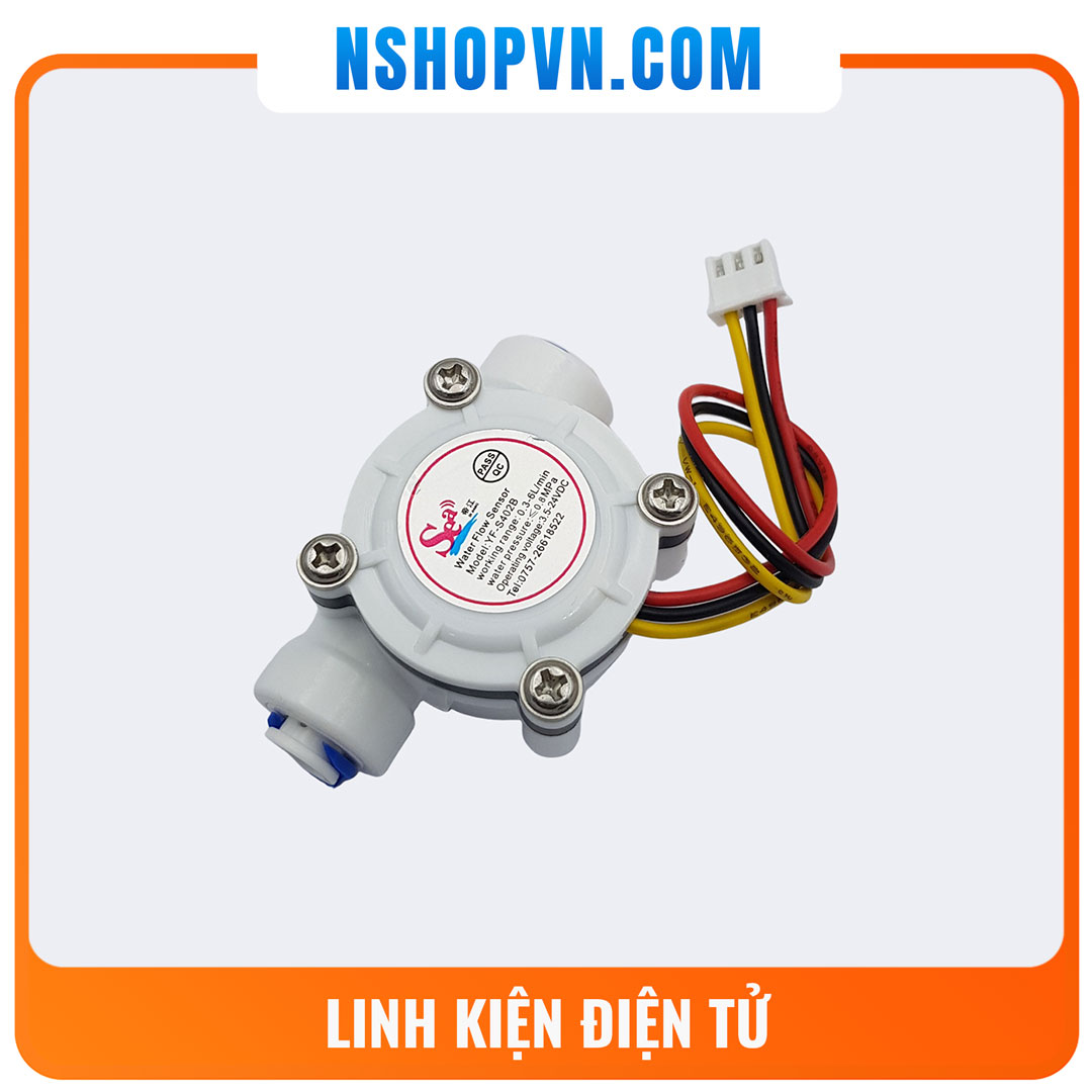Cảm biến lưu lượng nước máy pha chế Sea YF-S402B