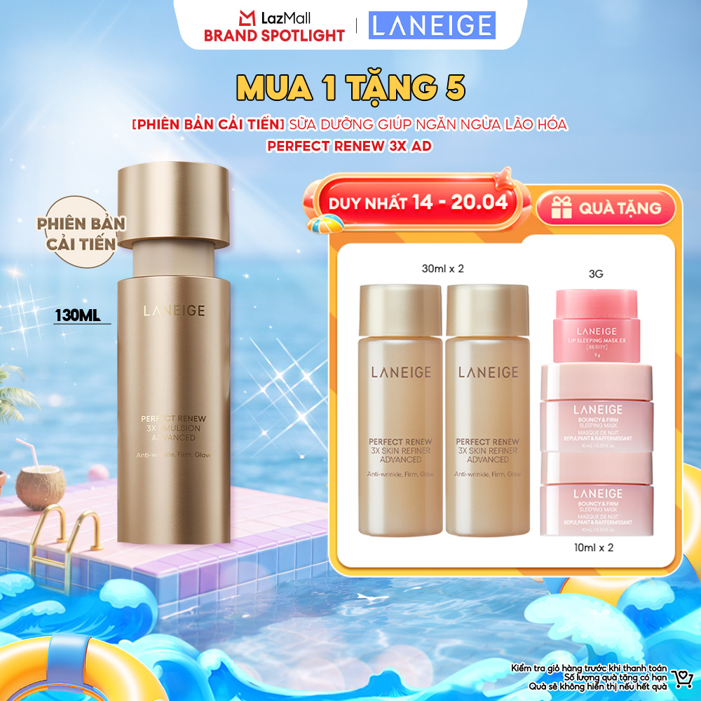 Sữa Dưỡng Giúp Ngăn Ngừa Lão Hóa LANEIGE Perfect Renew 3X Emulsion 130ML