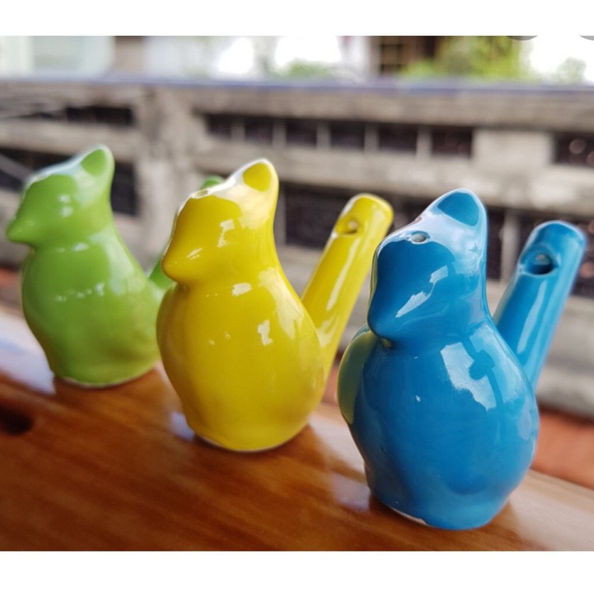 Còi chim bằng sứ-Tiếng kêu như tiếng chim thật