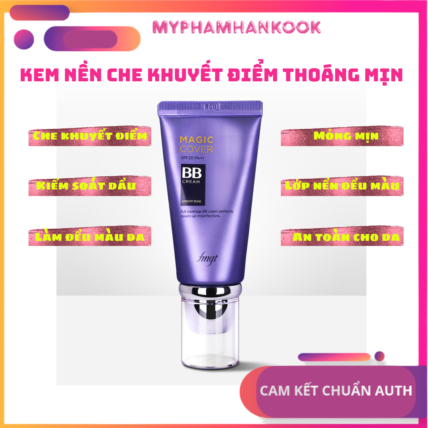 Kem nền Magic Cover BB Cream