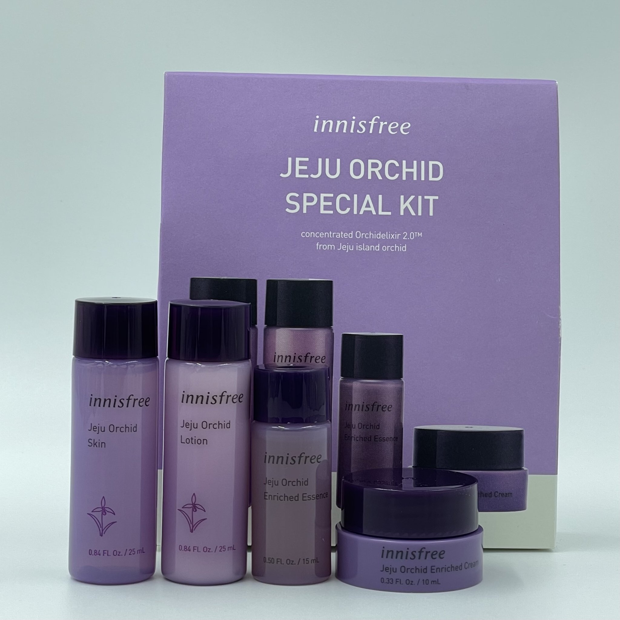 Bộ Dưỡng Hoa Lan Tím innisfree Jeju Orchild Speacil Kit (mini)