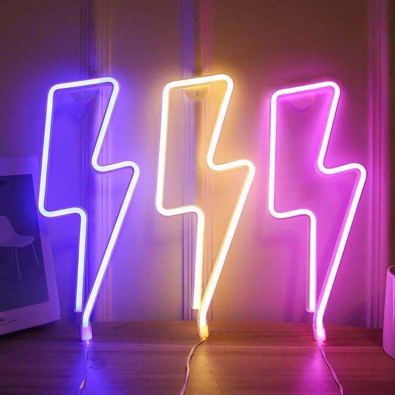 LED Đèn Mô Hình Đèn Flamingo ins Cây Xương Rồng Neon Mây Neon Ánh Trăng Trang Trí Đèn