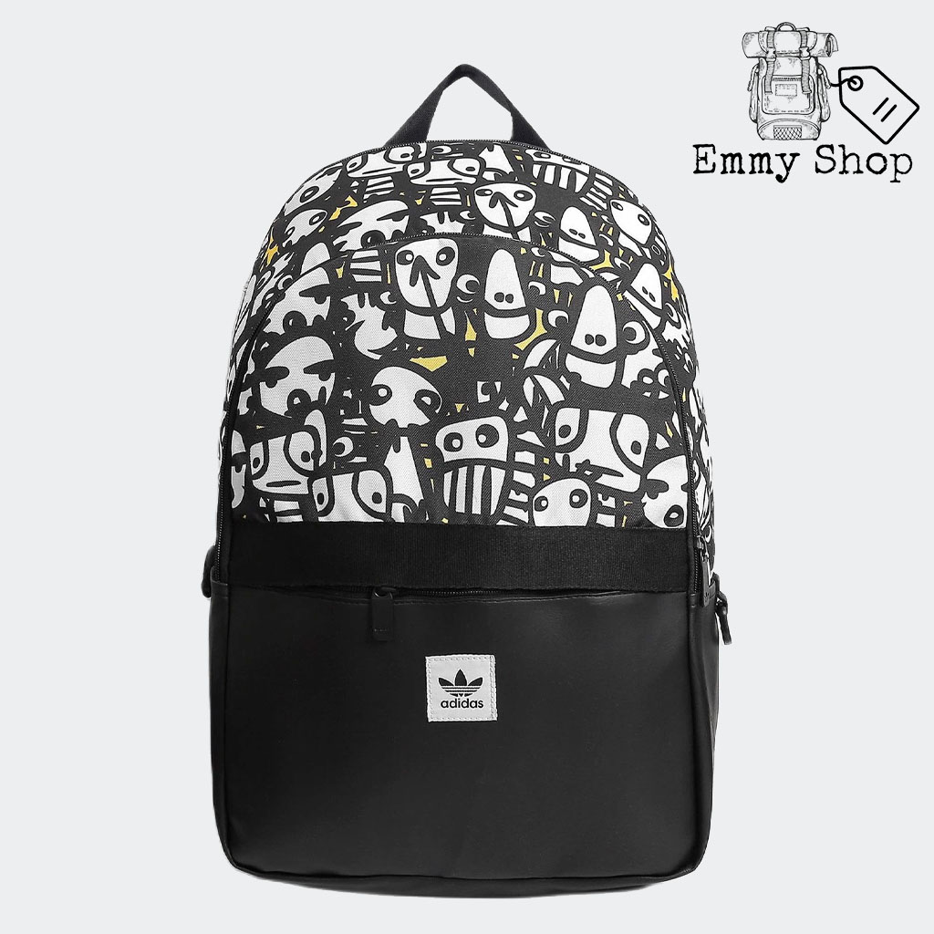 Balo ADlDAS Graphic Clover Backpack với hoạ tiết nổi bật ngăn riêng cho laptop 156 inch