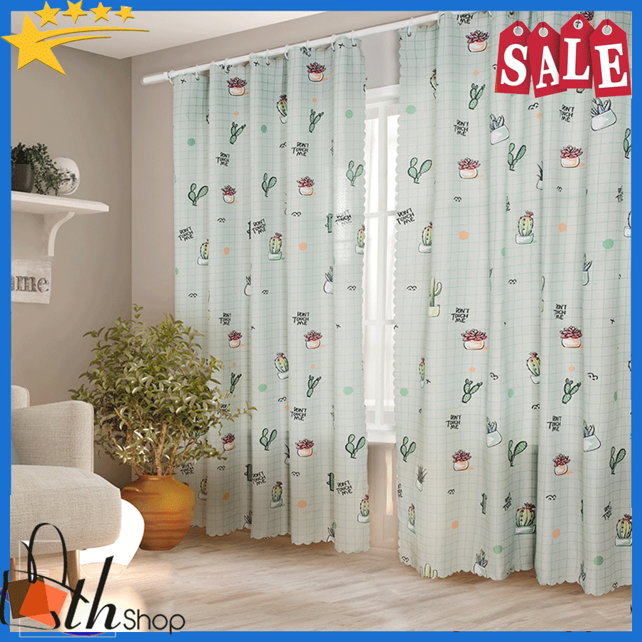 [CAO 2M25] Rèm Cửa Sổ, cửa chính dùng cho phòng ngủ, phòng chính, nhà tắm có móc kéo tiện dụng