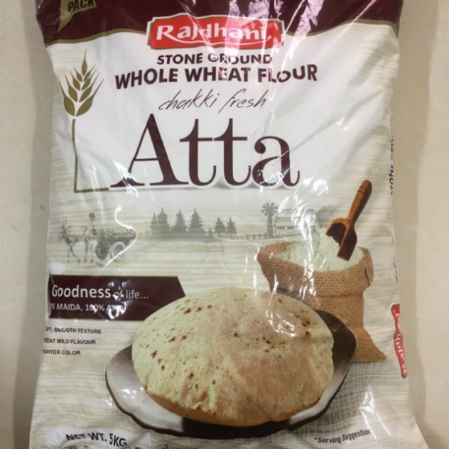 WHOLE WHEAT FLOUR ATTA/Bột mì nguyên cám Atta