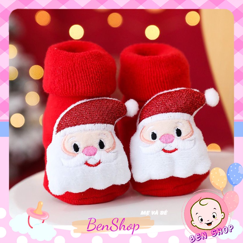 Tất Noel đáng yêu chống trượt cho bé