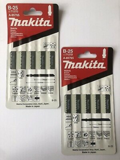 Bộ lưỡi cưa lọng 5 cái b-25 mak.itaa-85765