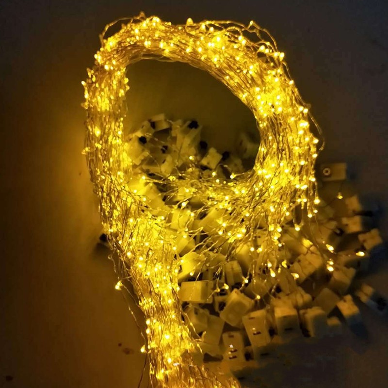 Đèn led phát sáng, đèn nhấp nháy 3 cấp độ loại 10 bóng dài 2m