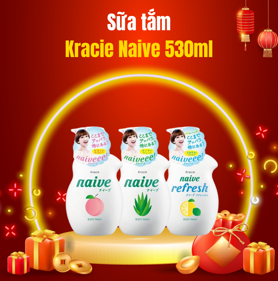 Sữa tắm cao cấp Naive body wash 530ml