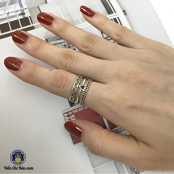 Nhẫn bạc nữ oriana - viễn chí bảo
