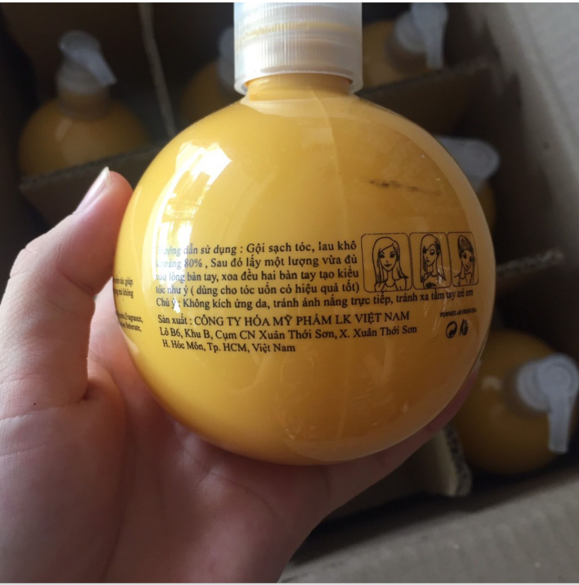 [HCM]Wax tạo kiểu cho tóc uốn xoăn Hair Wax Cream Nobana 250ml