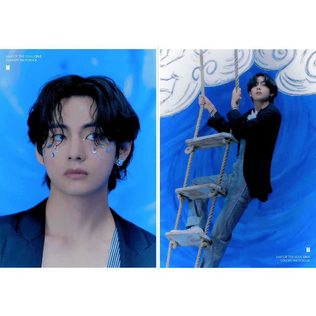 Set 2 poster a5 bts map of the soul on:e - persona