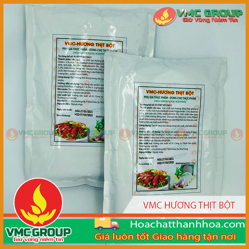 Hương thịt bột cao cấp cho giò chả, thịt lợn khô,..