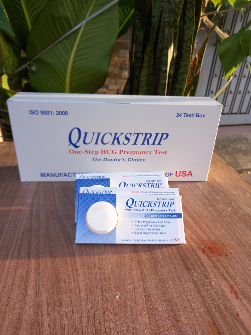 Que thử thai quickstrip hộp 24 que