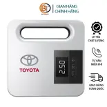 [Bảo hành 6 tháng] Bơm lốp ô tô cầm tay màn hình led đồng hồ điện tử tự ngắt Toyota cao cấp, bộ máy bơm lốp bánh xe oto xe hơi công suất lớn đa năng