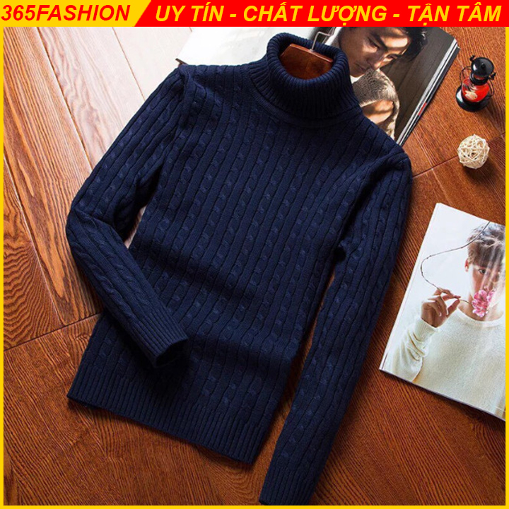 Áo LEN THỪNG CỔ LỌ, Áo Len Nam, Siêu Cao, Siêu Ấm, Cực Dày, Bao Mùa Đông Mà Không Cần Đến Gấu Chó - 365Fashion