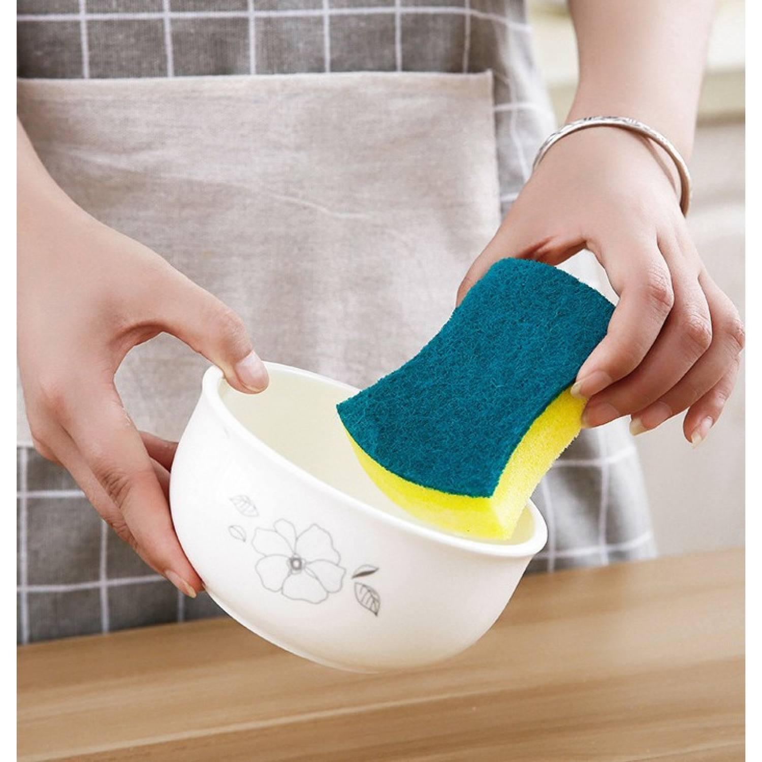 Mút rửa chén 2 mặt đa năng tiện dụng cho nhà bếp cước xanh rửa chén giá rẻ tiện dụng chipchipgiadung bông rửa chén nhà bếp giá rẻ tiện dụng mut xop rua chen dia nha bep cuoc rua chen dia sach gia re chipchipgiadung