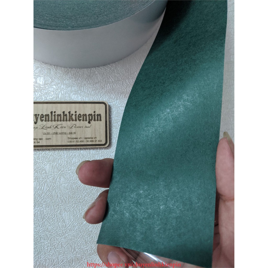 Giấy dán cách điện cách nhiệt đóng cell pin 18650 bản 65mm