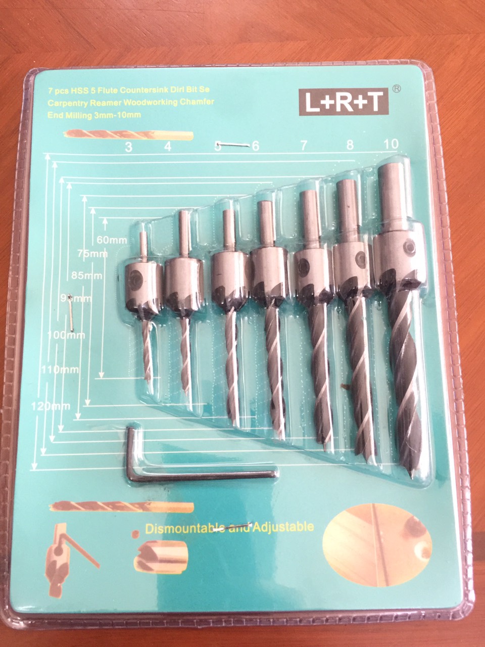 BỘ MŨI KHOAN GỖ BẮT ÂM MŨI VÍT ĐẦU ĐINH 3mm-10mm