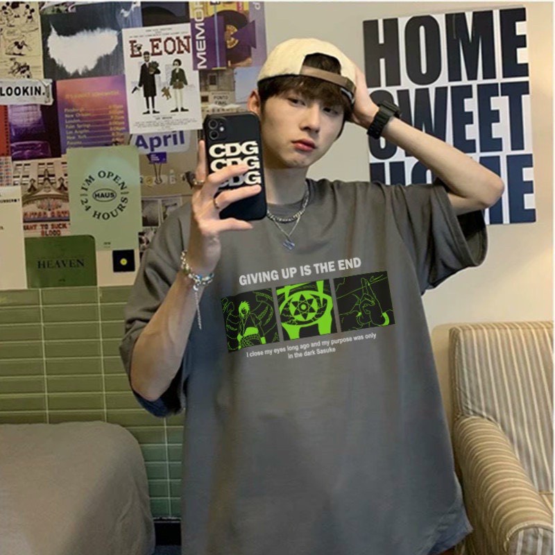 Áo Thun GIVING UP IN THE END Nam Nữ Ulzzang Unisex Form Rộng Tay Lỡ, trending xu hướng, Fashion, Thời Trang Hàn Quốc, Độc Đẹp Vải Dày Mịn Thoáng Mát, Thiết Kế Thời Trang, Kiểu Dáng Năng Động Trẻ Trung
