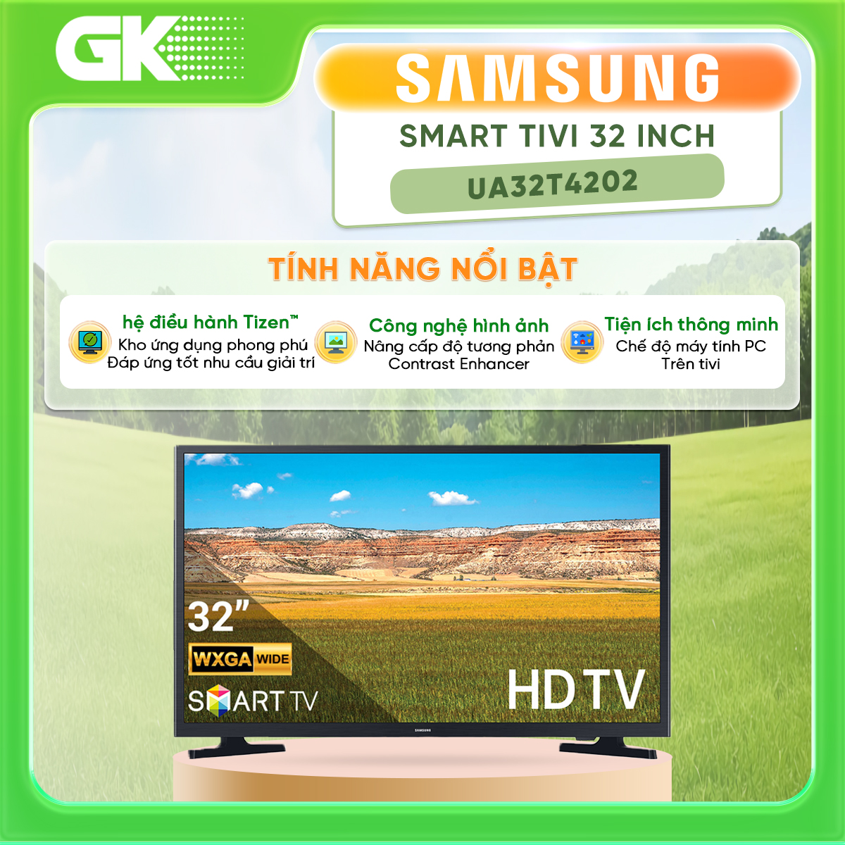 Smart Tivi Samsung 32 inch UA32T4202 - GIAO TOÀN QUỐC - FREESHIP HCM