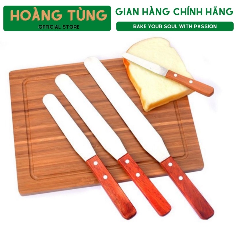 Dao chà láng bánh kem cán gỗ