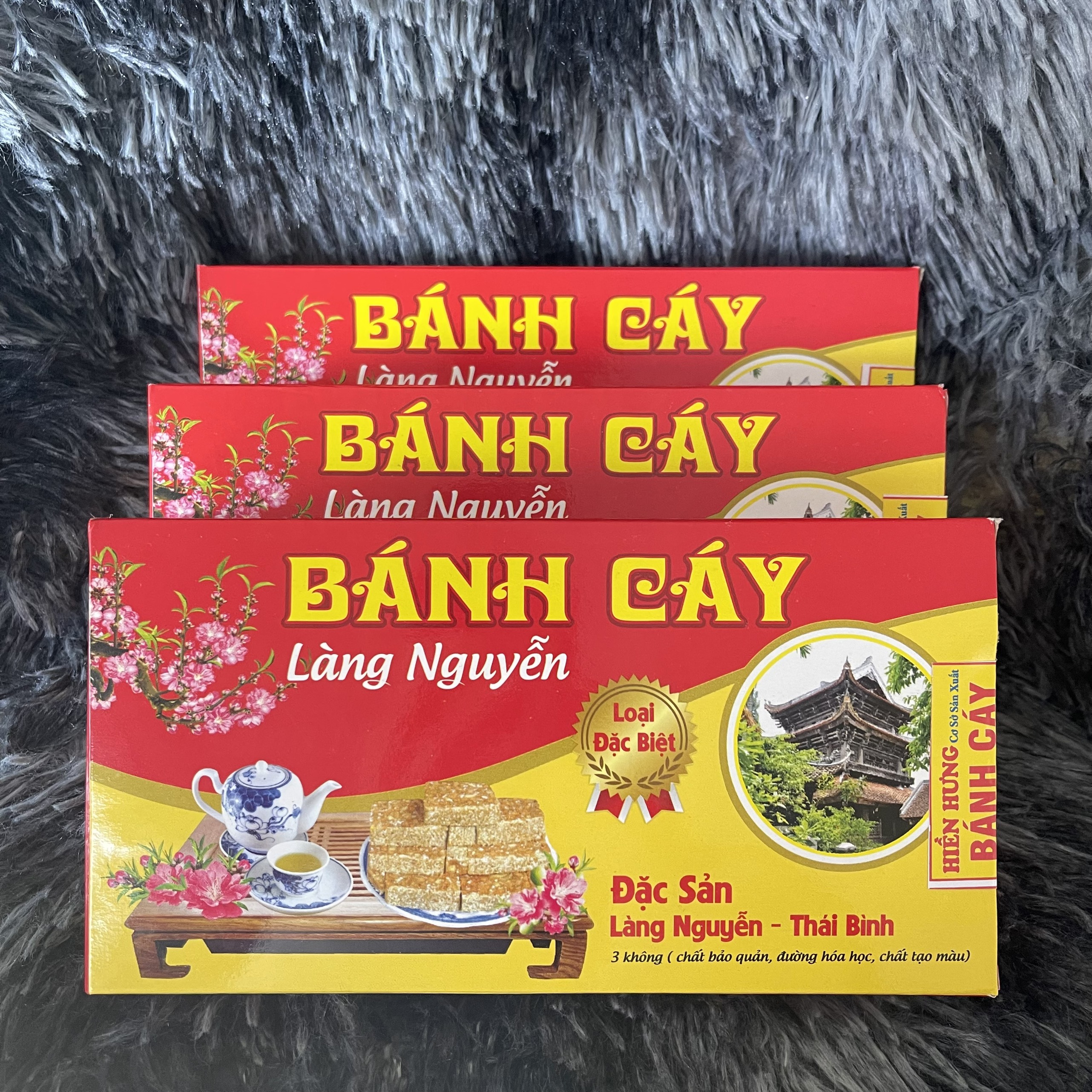 Bánh cáy - loại ít ngọt - đặc sản thái bình - 250g/450g