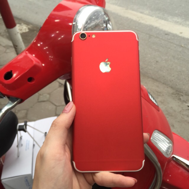 Dán skin iphone mau đỏ iphone 5 6 6s 6plus 7 8 7plus 8plus