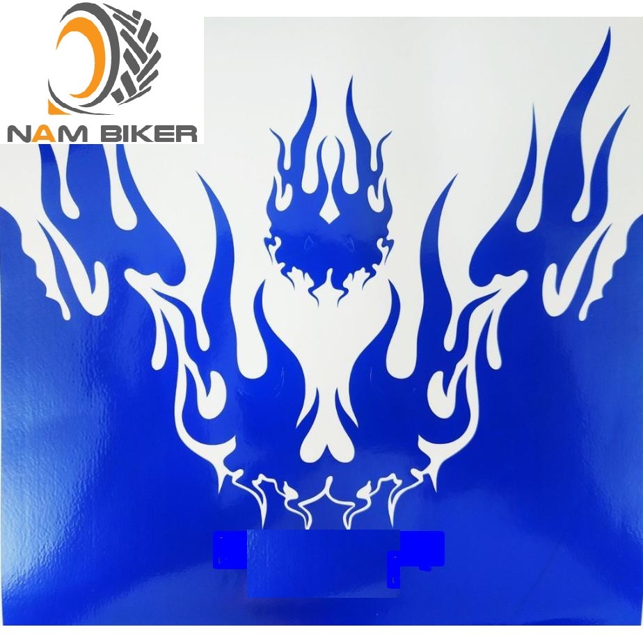Decal dán dè trước sau xe máy (giá 1 cái)