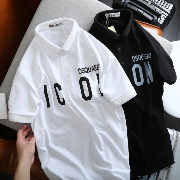 ÁO THUN POLO NAM DSQ 2 ICON BẢNH BAO MENLY- QA STORE2020