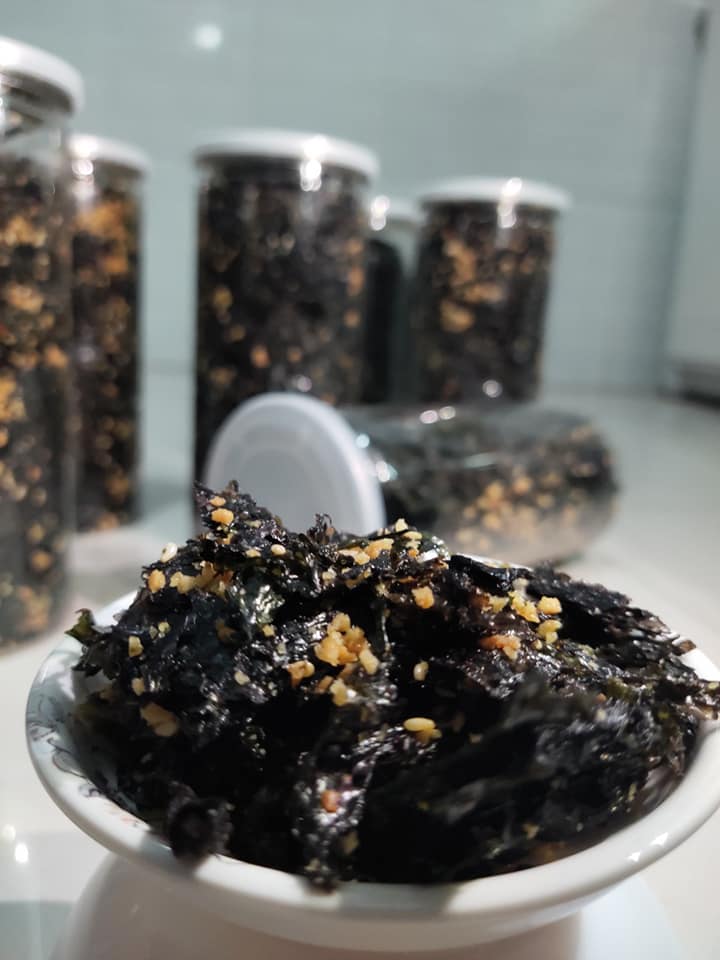 Rong biển tỏi mè ngon - rẻ - chất lượng -200g