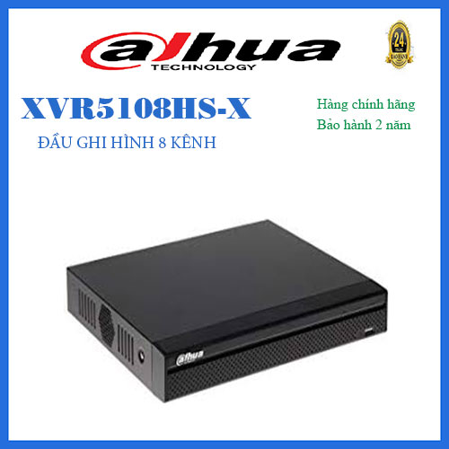 Đầu ghi hình hdcvi/tvi/ahd và ip 8 kênh dahua xvr5108hs-x