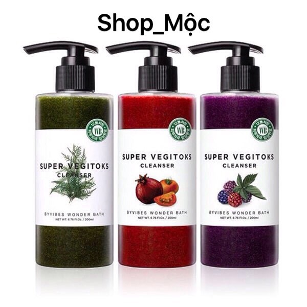 [Mẫu mới] Sữa rửa mặt thải độc rau củ Super Vegitoks, sản phẩm đa dạng, chất lượng đảm bảo, an toàn cho sức khỏe người dùng, vui lòng inbox để shop tư vấn thêm